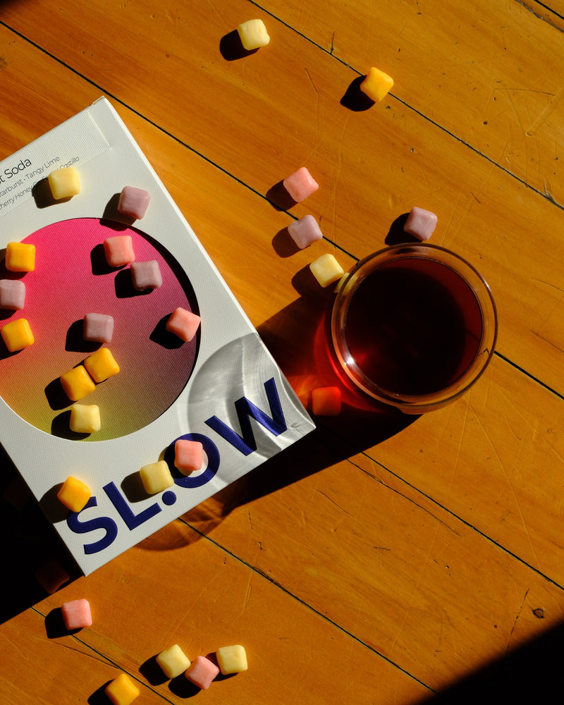 Starburst Soda with brewed cup and candy