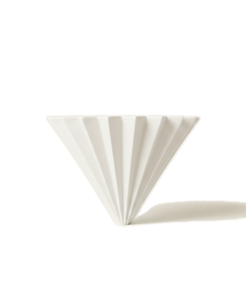 Origami Dripper M with resin holder for specialty pour over coffee