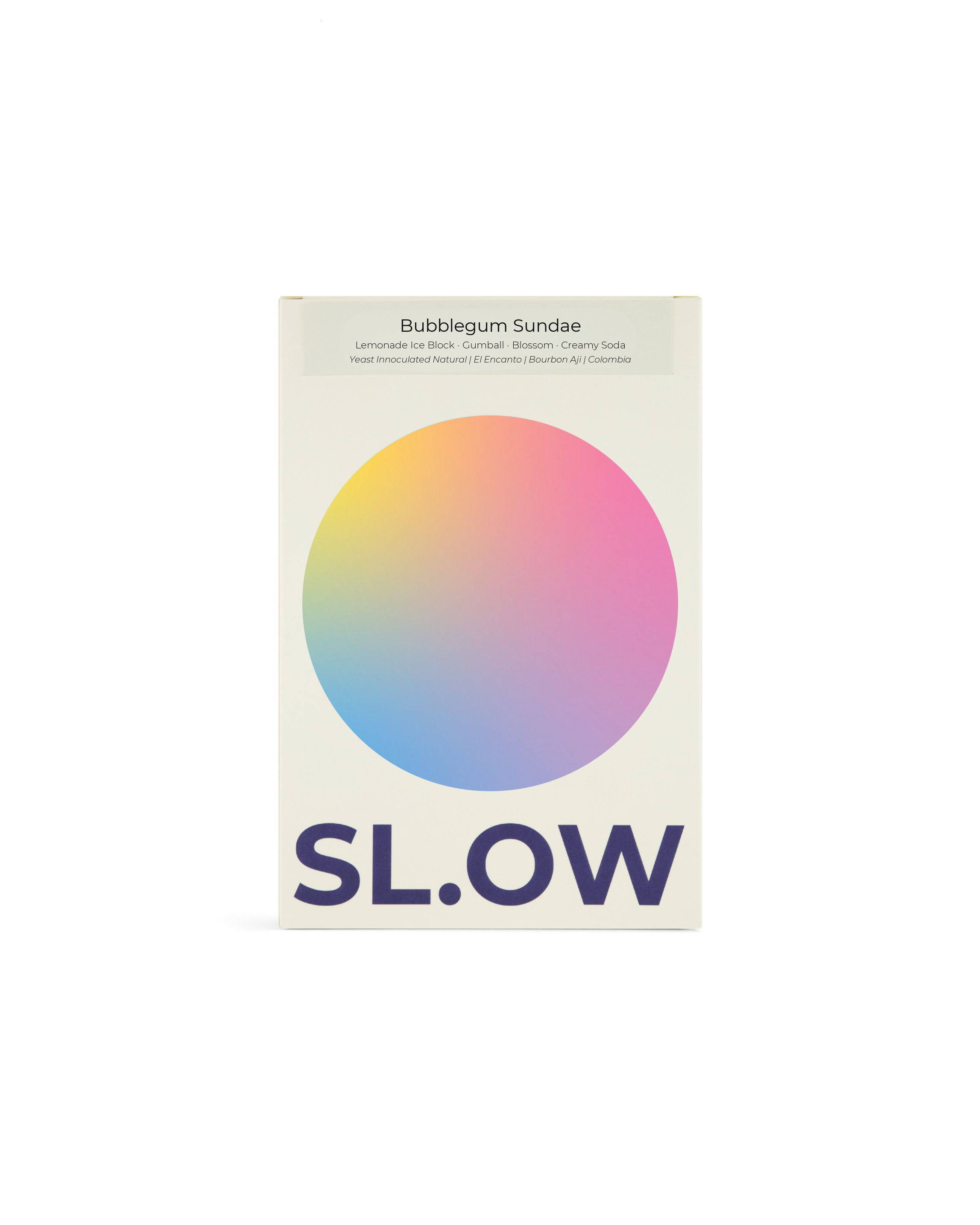 Bubblegum Sundae | Colombia — SL.OW gradient dot box packshot