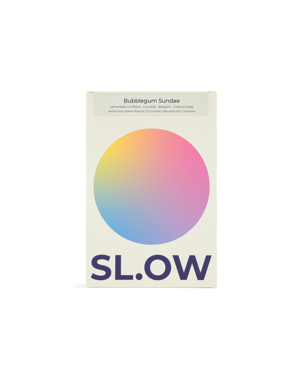 Bubblegum Sundae | Colombia — SL.OW gradient dot box packshot