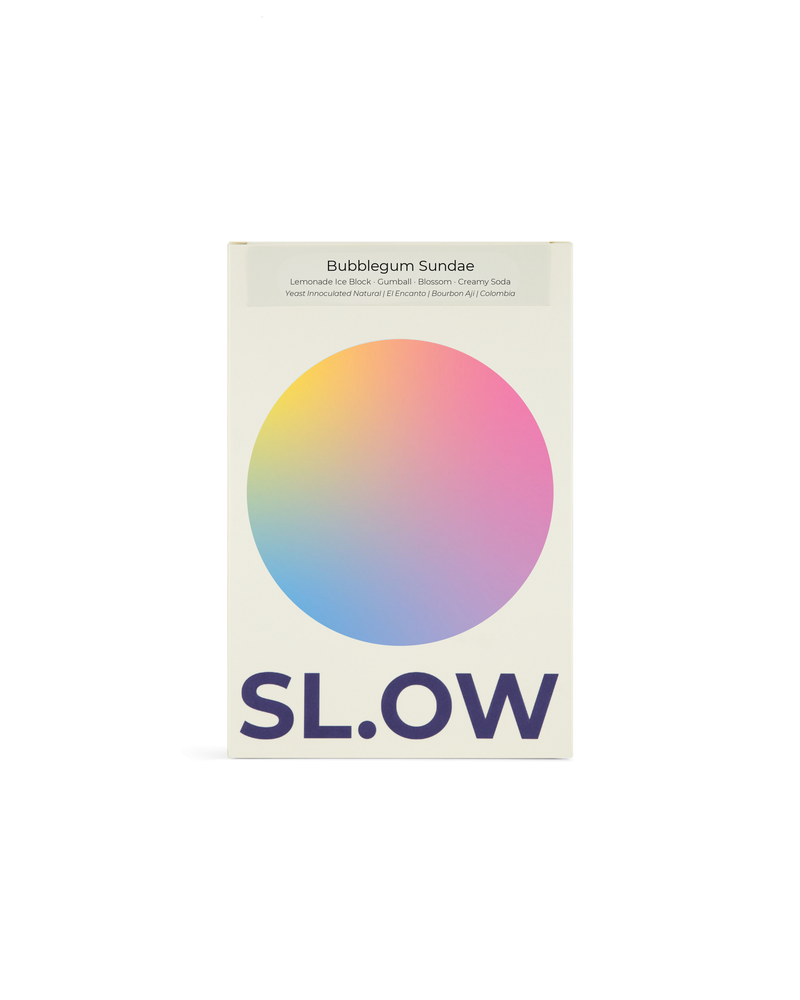 Bubblegum Sundae | Colombia — SL.OW gradient dot box packshot