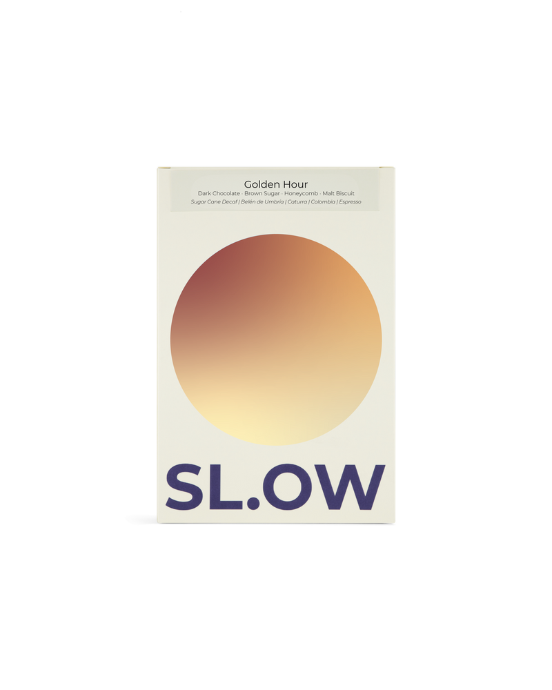 Golden Hour | Colombian Decaf — SL.OW gradient dot box